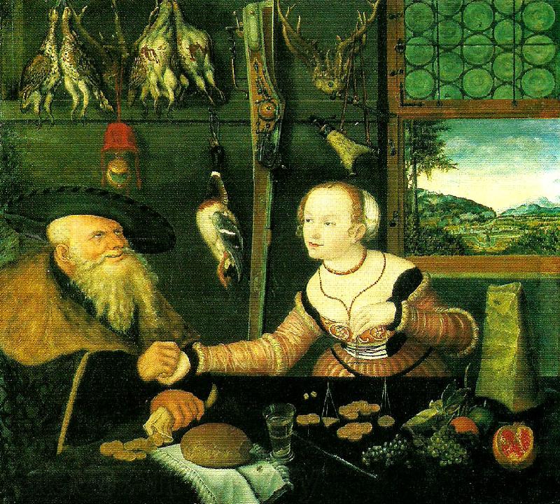 Lucas  Cranach betalning Spain oil painting art